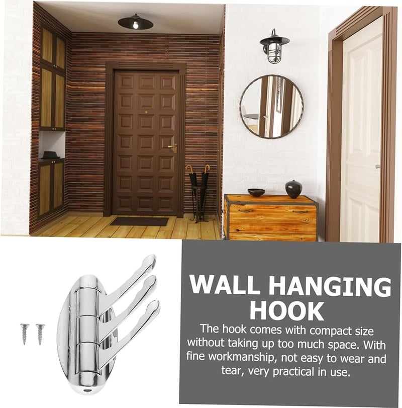 Jojofuny 2 Pack Wall Mounted Hooks For Bathroom Kitchen Towel Clothes Hat Bag - Image 5